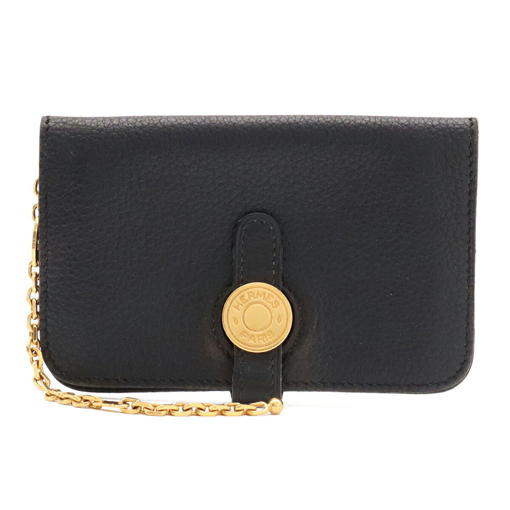HERMES Dogon Key Case Wallet/Coin Purse Wallet Coin Business Card Holder/Card...